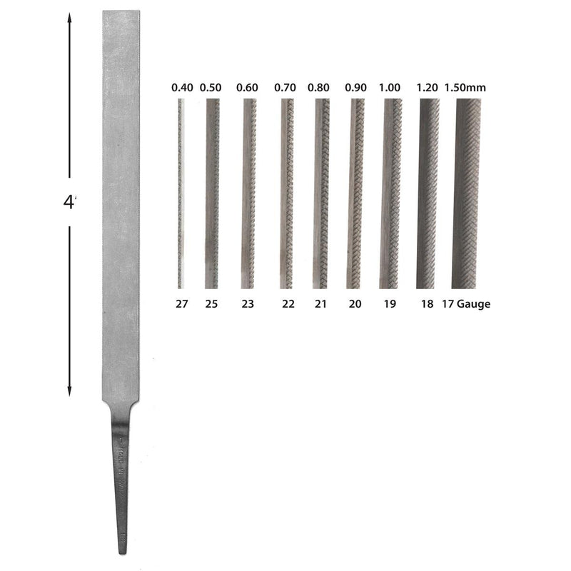 Glardon-Vallorbe Swiss Precision Joint Round Edge Files Basic Kit Of 9 - Otto Frei