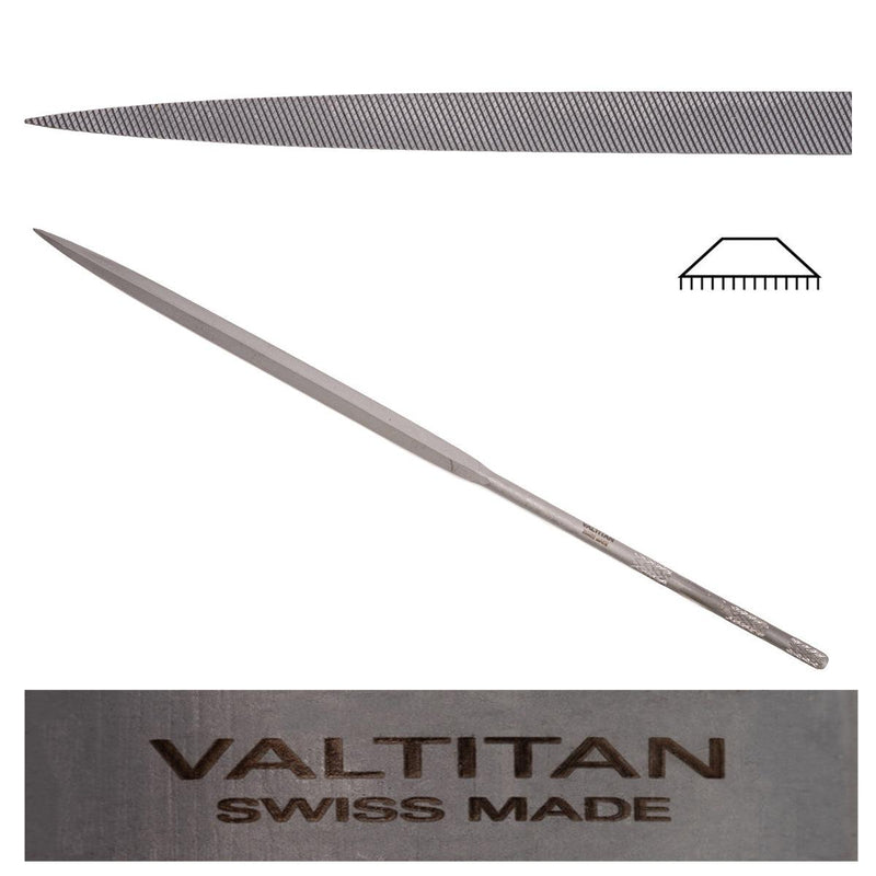 Barette Needle File Glardon-Vallorbe Valtitan Barrette Needle Files 180mm | LAV2411: Otto Frei