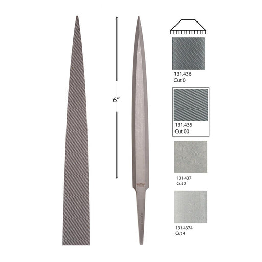 Glardon-Vallorbe Valtitan Barrette Precision Files - LPV1060 - Otto Frei