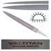 Glardon-Vallorbe Valtitan Half-Round Precision Files - LPV1560 - Otto Frei