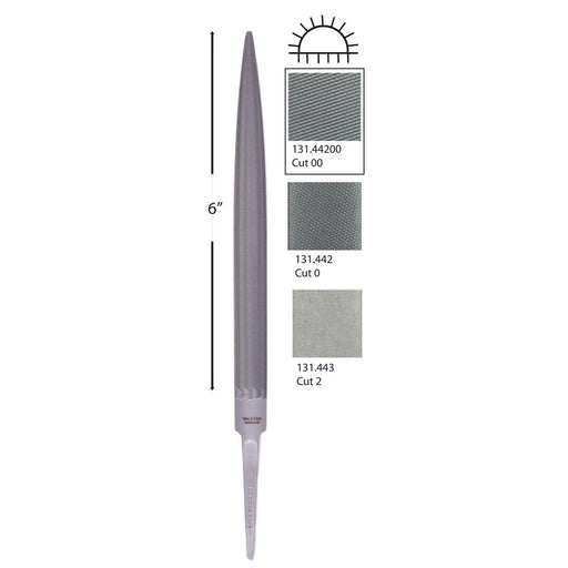 Glardon-Vallorbe Valtitan Half-Round Slim Precision File - LPV1566 - Otto Frei