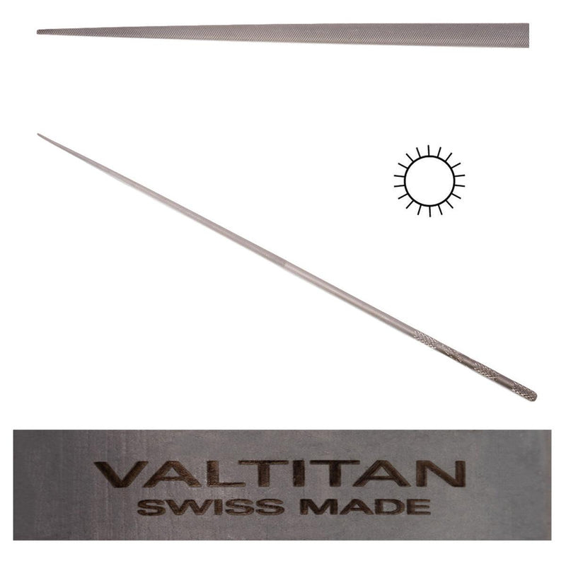Glardon-Vallorbe Valtitan Round Needle Files LAV2410-180 - Otto Frei