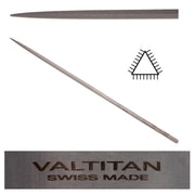 Glardon-Vallorbe Valtitan Three Square Needle Files LAV2407-180 - Otto Frei