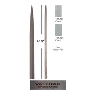 Glardon-Vallorbe Valtitan Three Square Needle Files LAV2407-180 - Otto Frei