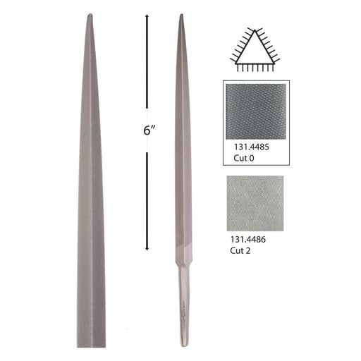 Glardon-Vallorbe Valtitan Three-Square Precision Files - LPV1360 - Otto Frei