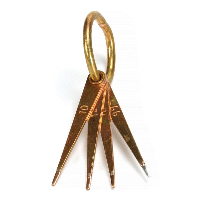 Gold Test Needles-Set Of Four-10K-14K-18K & .999 Silver - Otto Frei