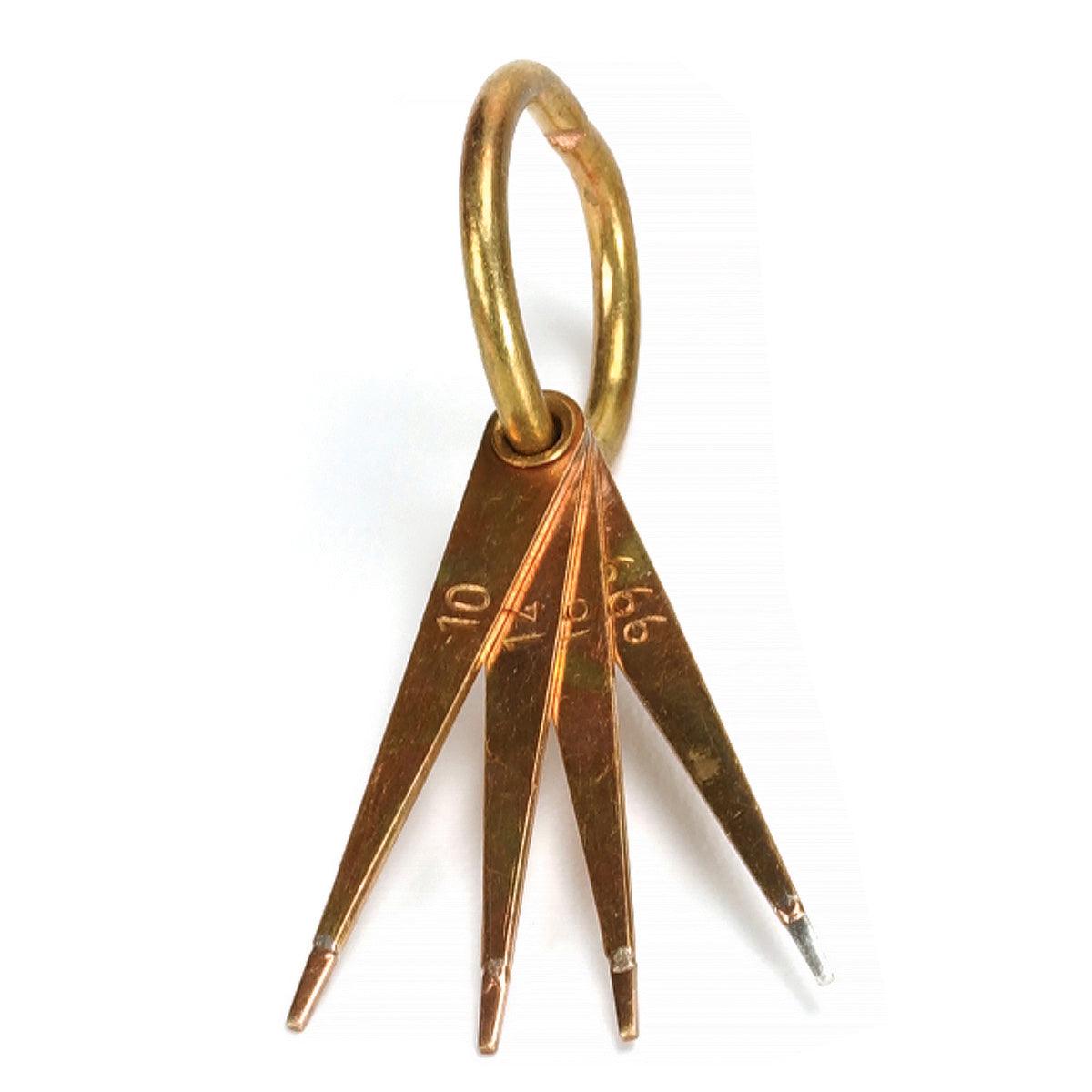 Gold Test Needles Set – 10K, 14K, 18K & .999 Silver | 4-Piece