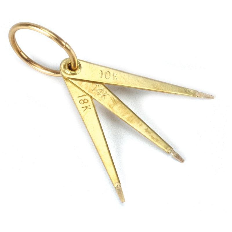Gold Test Needles-Set Of Three-10K-14K-18K - Otto Frei