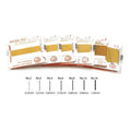 Griffin Amber Nylon Bead Cord on Cards - Size 2 (0.45mm thick)