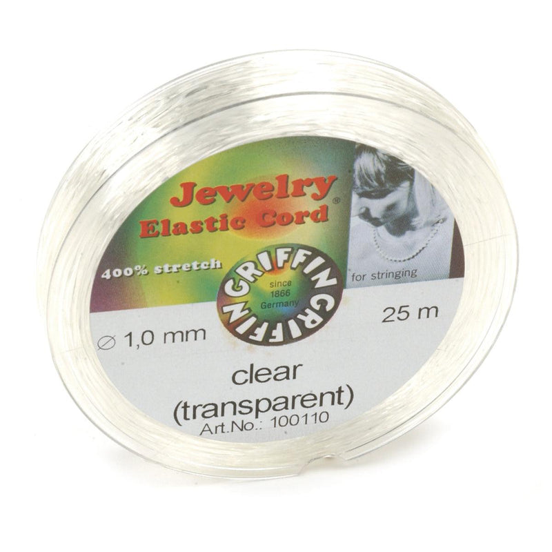 Griffin Clear Elastic Cord-0.5mm, 0.7mm & 1.0mm - Otto Frei