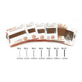 Griffin Nylon Brown Bead Cord on Cards - Size 2 (0.45mm thick)
