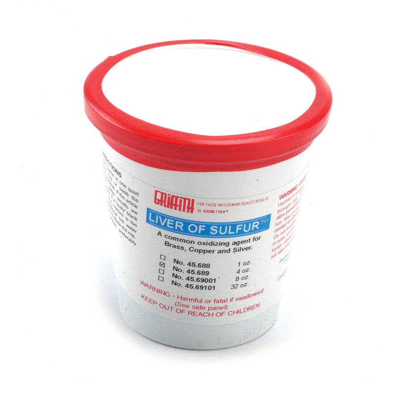 Griffith Liver of Sulfur (Sulphur) 4 Oz. Container - Otto Frei
