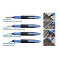 Grobet Raspador/Desbarbador Kit de 4 Herramientas
