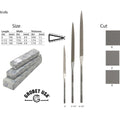 Grobet USA Italian Made Knife Needle Files - 160-2