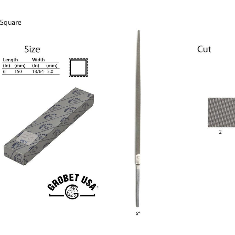 Grobet Square Precision Files - Otto Frei