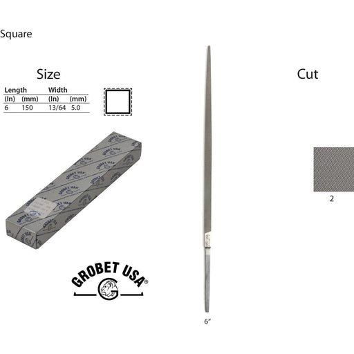Grobet Square Precision Files - Otto Frei