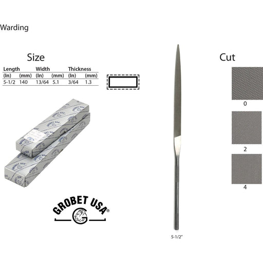 Grobet Warding Needle Files - Otto Frei