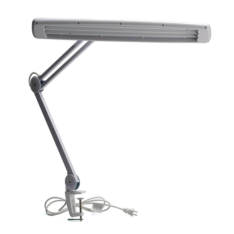 Grobet USA White 3 Bulb Clamp-on Bench Lamp - Otto Frei