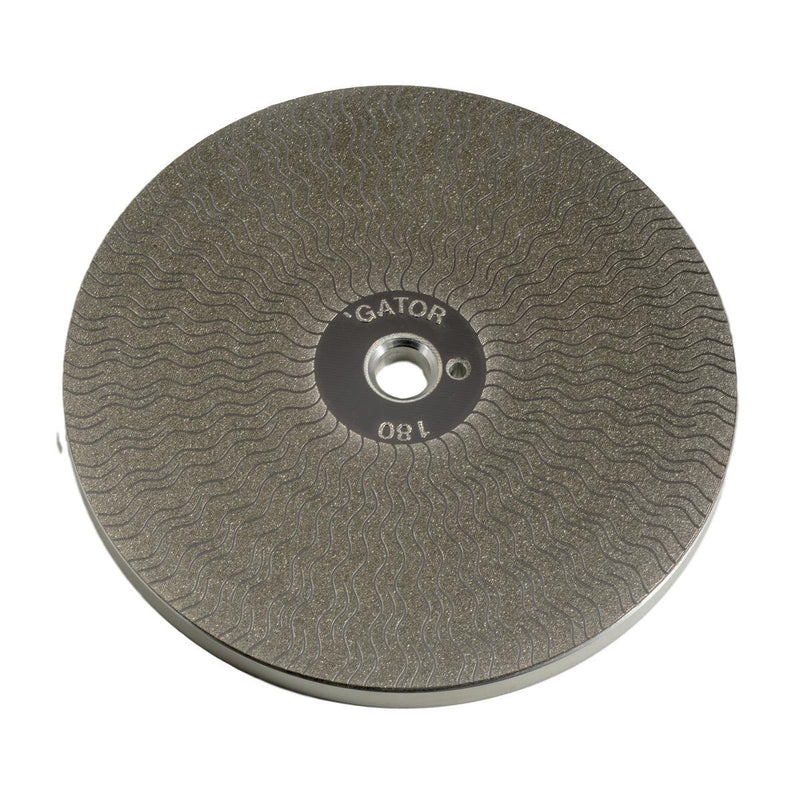 GRS 001-387 Diamond Gator Wheel 180 Grit Fast Rough 6 Inch - Otto Frei