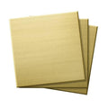 GRS 001-804 Placas de práctica de latón, 2" x 2", paquete de 3
