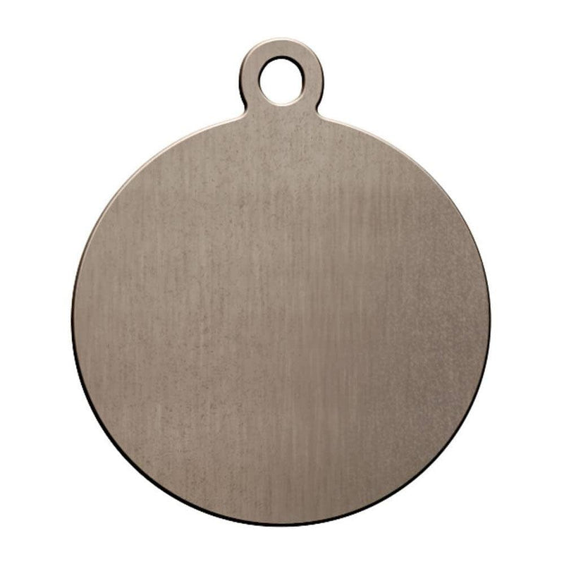 GRS 003-303 Nickel Silver Engravable Key Tag Circle 1.27mm Thick - Otto Frei