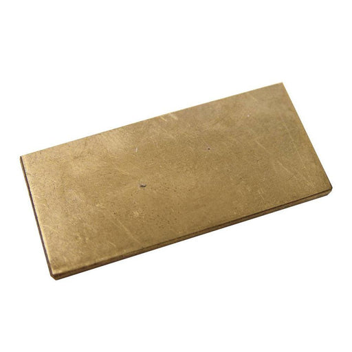 GRS 011-347 Brass 12 Gauge Half-Hard Practice Plate 1" x 2" - Otto Frei