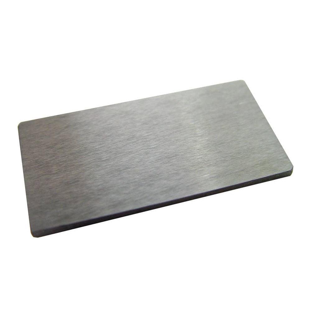 GRS Stainless Steel 9 Gauge Practice Plate 1x2 | Glendo GRS — Otto