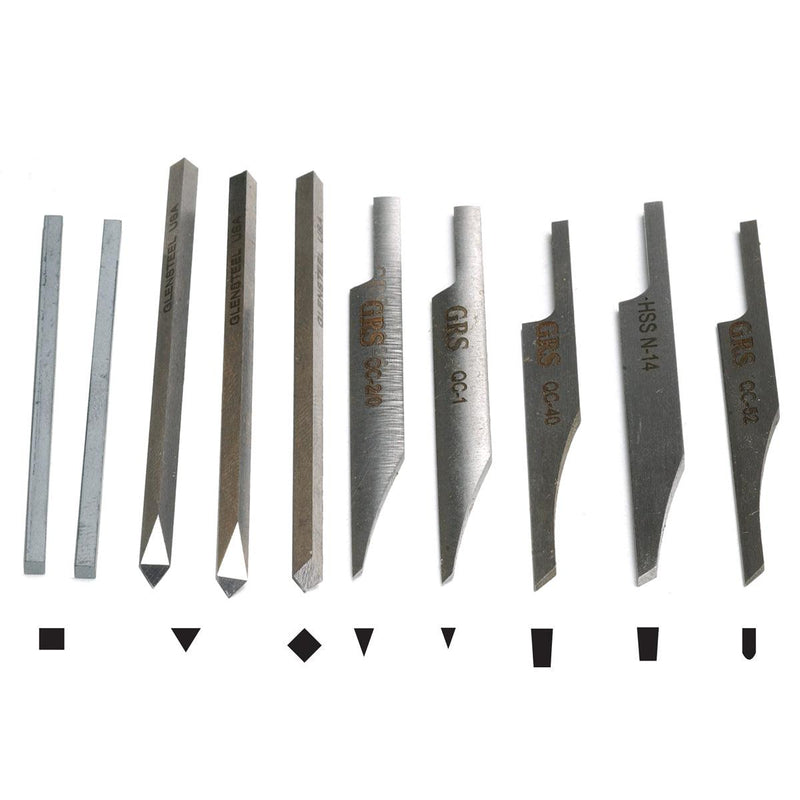 GRS 022-525 Stonesetters Mixed Graver Kit - Otto Frei