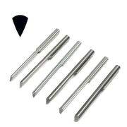 GRS GlenSteel 1/8" Round Shank Onglette Gravers-Sizes 0 to 5 - Otto Frei