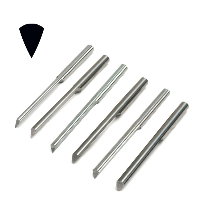 GRS GlenSteel 1/8" Round Shank Onglette Gravers-Sizes 0 to 5 - Otto Frei