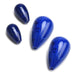 Half-drilled Lapis Lazuli Tear Drop Pair, High Quality - Otto Frei