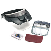 Head Loupe Visor Magnifier With 4 Lens & Light - Otto Frei