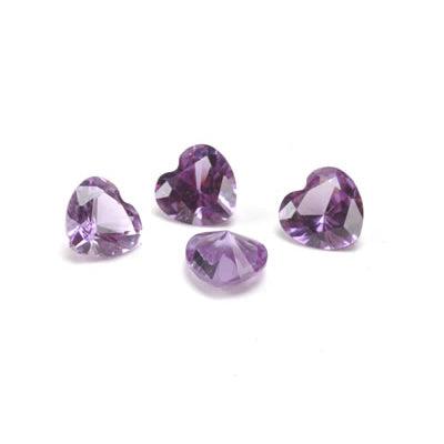 Heart Faceted Imitation Alexandrite - Otto Frei