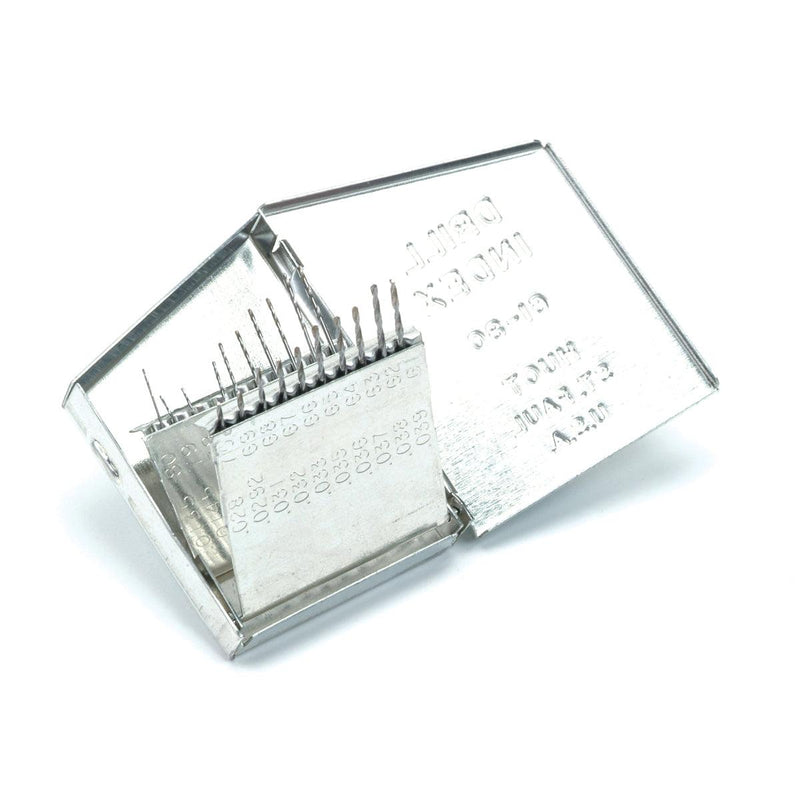 High Speed Steel Twist Drill Kit 20 Pcs. 0.33mm To 0.99mm (# - Otto Frei