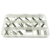 High Speed Steel Twist Drill Kit 216 Pcs. 0.53mm To 1.07mm (#75-#58) In Plastic Box - Otto Frei