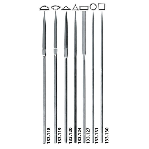 Individual Glardon-Vallorbe Escapement Shape Buff Files - Otto Frei