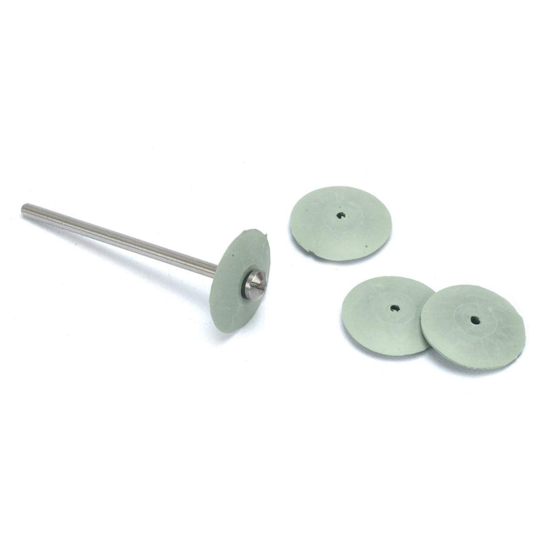 Italian Green All-In-One Knife Edge Polishing Wheels - Otto Frei