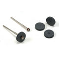 Ruedas de pulido italianas grises de prepulido con borde cuadrado de 5/8" y 7/8" - 7/8"
