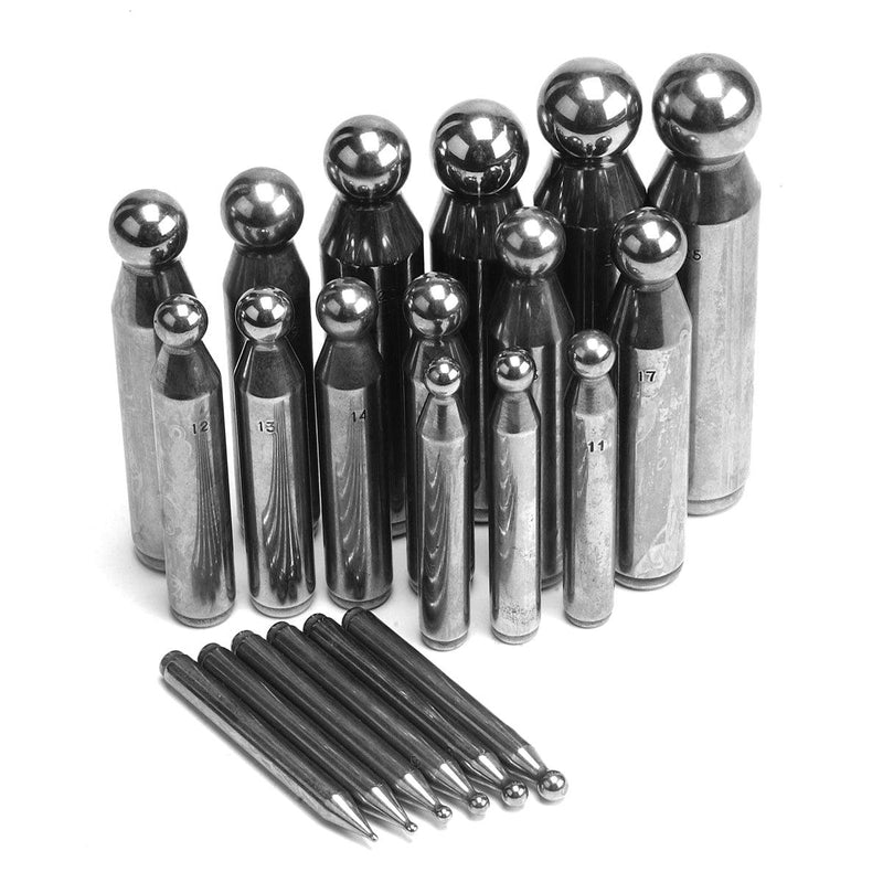 Italian Metric Sized Dapping Punches 2mm-25mm - Otto Frei