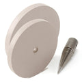 Ruota grande italiana in silicone - alta brillantezza - Diametro 3"