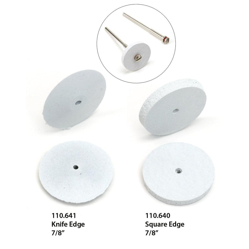 Italian White Rapid Pre-Polish Polishing Wheels - Otto Frei