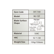 Japanese WA-Nippers MJ-15F Flush Edge Side Cutters - Otto Frei