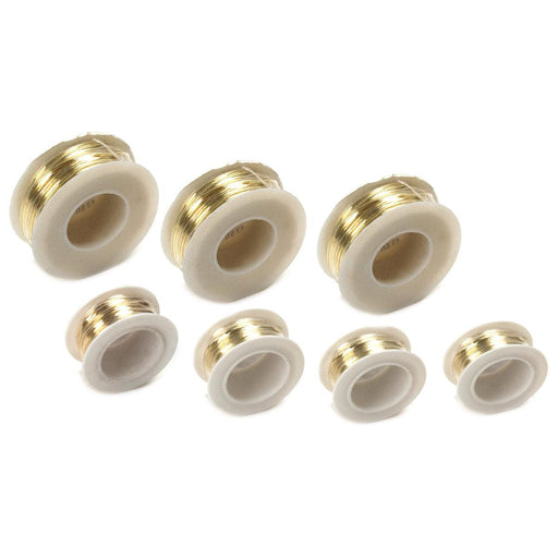 Jeweler's Brass Round Wire-14 to 30 Gauge - Otto Frei
