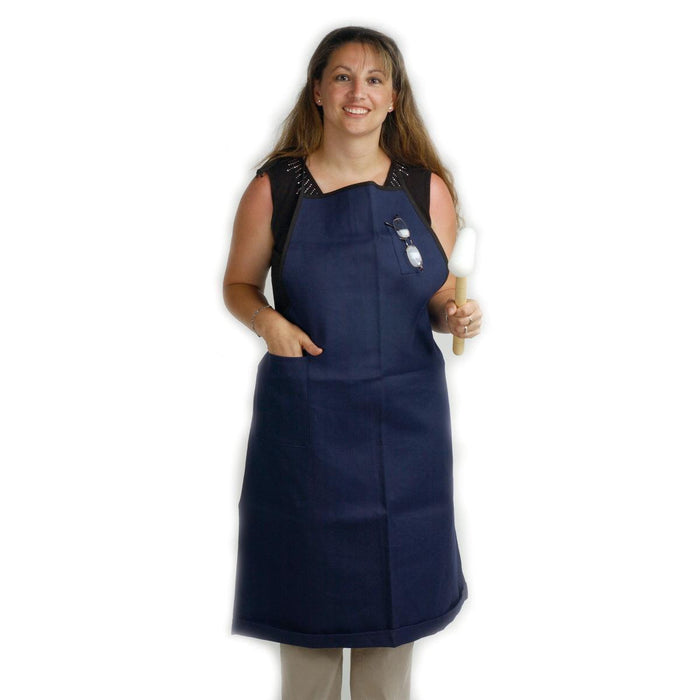Jewelers Fire Resistant Blue Aprons - Otto Frei