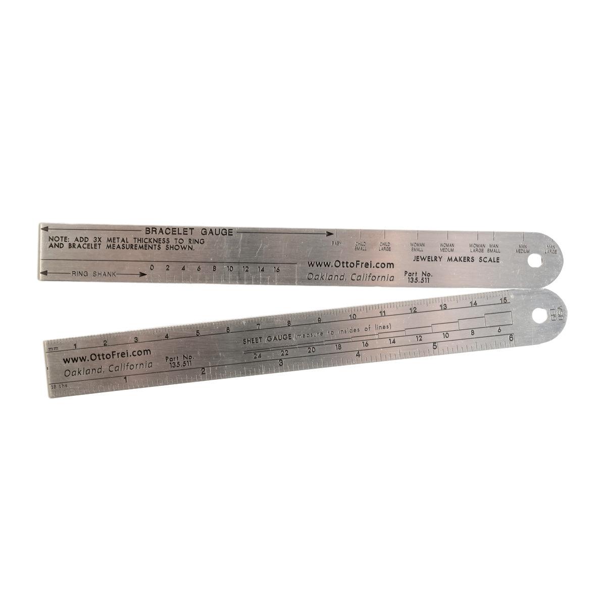 Jewelers Ruler!-Otto Frei Jewelry Makers Scale | OttoFrei.com