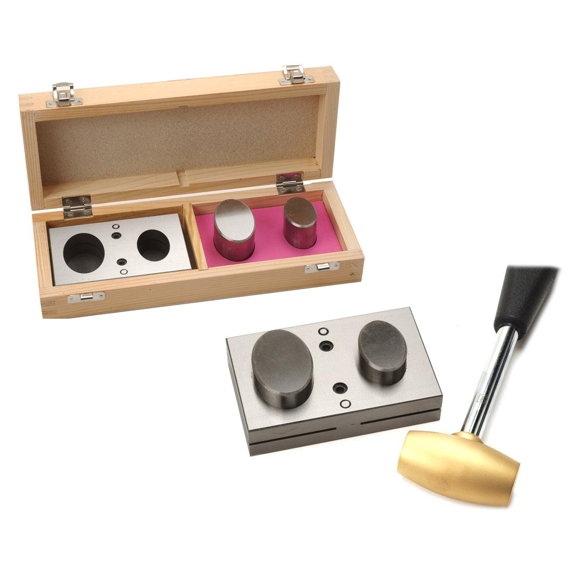 Jumbo Oval Disc Cutter Set of 2 in Wood Box | OttoFrei: Otto Frei