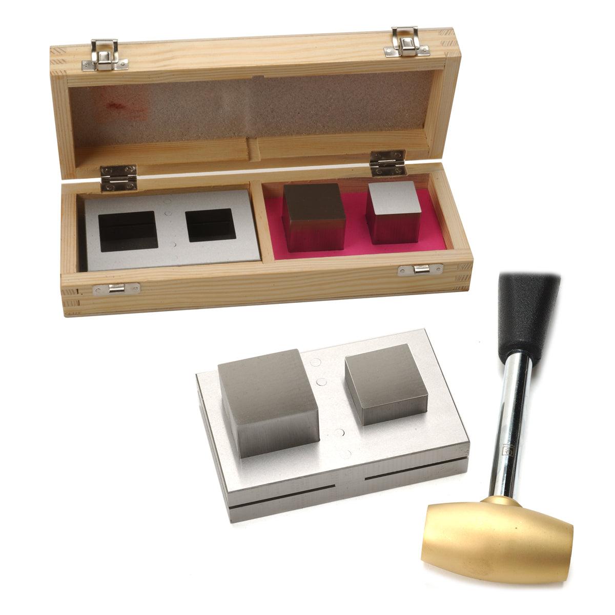 Jumbo Square Disc Cutter Set 32mm & 38mm | 2-Piece Wood Box — Otto Frei