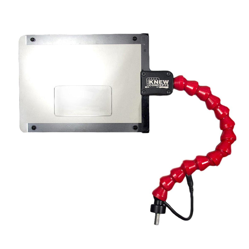 Knew Concepts Flex Mount Face Sheild with LED Lights and 2X Magnified Lenses - Otto Frei