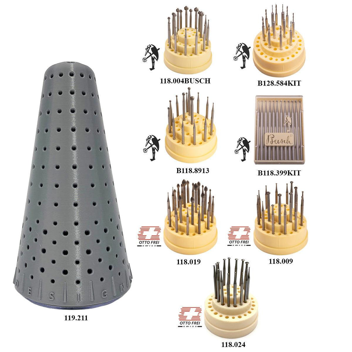 Jeweler's Burs & Drill Bits for Stone Setting | Otto Frei