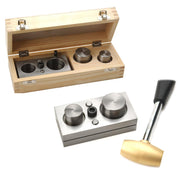 Large Round Disc Cutter Set of 2 in Wood Box 1-3/4" & 1-3/8" - Otto Frei